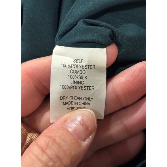 Amanda Uprichard Middleton Top Silk Velvet Shimmer Tie-back Size Large - Picture 11 of 11